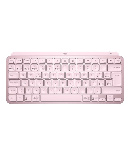 MX Keys Mini teclado RF Wireless + Bluetooth QWERTY Español Rosa MX Keys Mini teclado RF Wireless + Bluetooth QWERTY Español Rosa