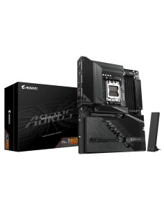B850 AORUS STEALTH Placa Base  CPUs AMD Ryzen Serie 9000, VRM digital de 14+2+2 fases, hasta 8200 MHz DDR5 (O.C.), 2× M.2 PCIe 
