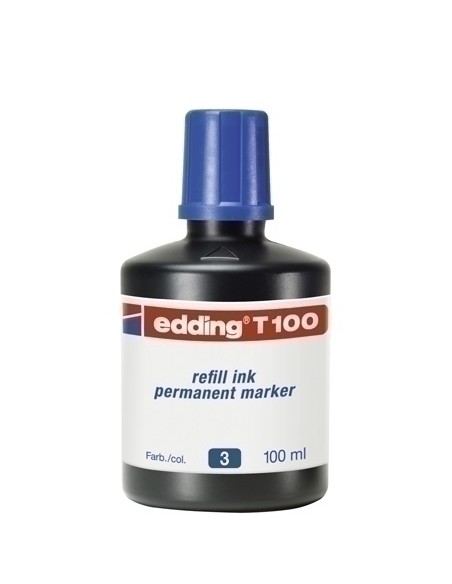 TINTA ROTUL.EDDING 100 ml T100 AZUL