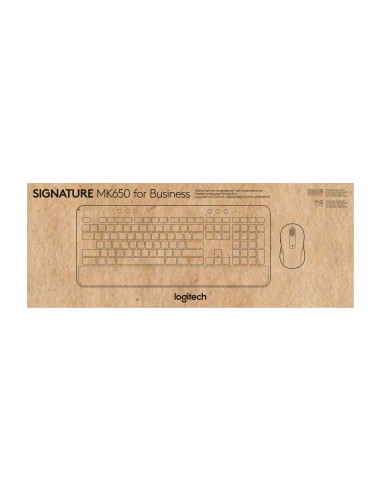 Signature MK650 Combo For Business teclado Ratón incluido Bluetooth QWERTY Español Grafito