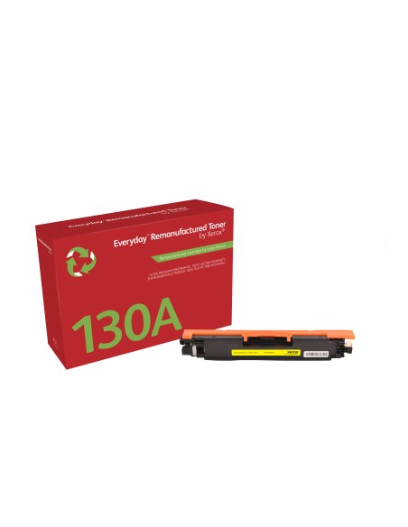 Remanufacturado Everyday Tóner Everyday Amarillo remanufacturado de Xerox es compatible con HP 130A (CF352A), Capacidad estánd