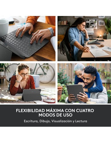 Combo Touch Gris Smart Connector QWERTY Español