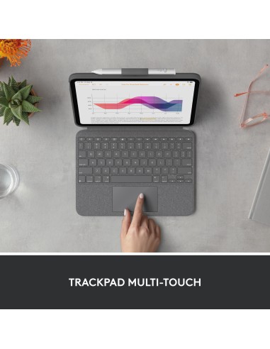 Combo Touch Gris Smart Connector QWERTY Español