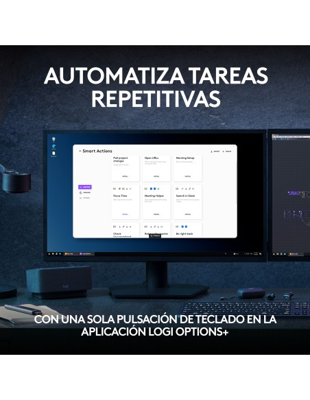 MX Keys S teclado RF Wireless + Bluetooth QWERTY Español Grafito MX Keys S teclado RF Wireless + Bluetooth QWERTY Español Grafito