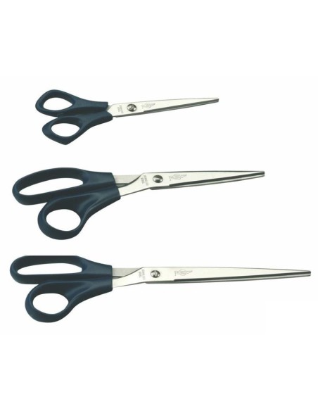 T1600 tijera de escritorio y manualidades Tijeras de oficina Corte recto Negro, Plata