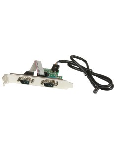 Adaptador Bracket de Placa Base Interna USB a 2 Puertos Serie - DB9 RS232