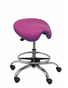 Taburete Alatoz similpiel morado