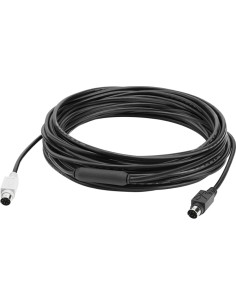 GROUP 10m Extender Cable cable ps/2 6-p Mini-DIN Negro