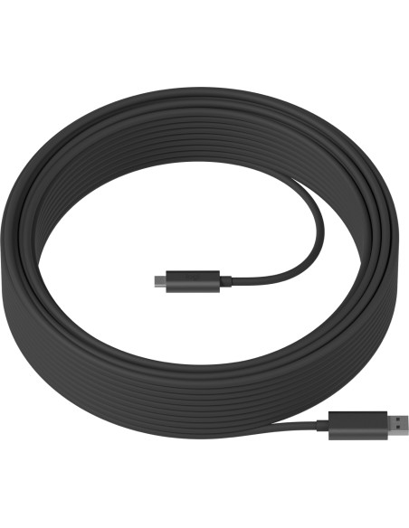 Strong cable USB 10 m USB 3.2 Gen 2 (3.1 Gen 2) USB A USB C Grafito