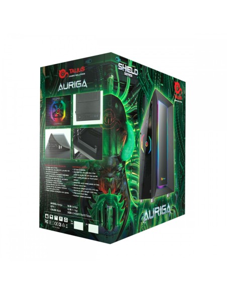 Caja Atx gaming Auriga cristal templado USB 3.0