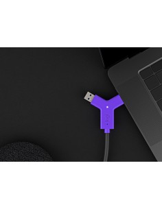 Swytch Transmisor y receptor de señales AV Negro, Violeta 2