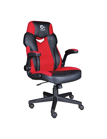 TAL-CRAB-RED silla para videojuegos Silla para videojuegos universal Negro, Rojo