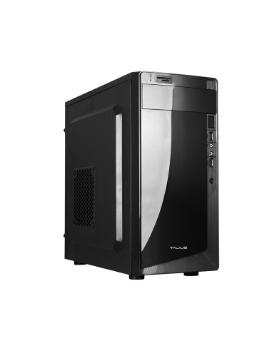 caja micro-Atx Denver negra 500w USB 3.0 CON lector tarjetas