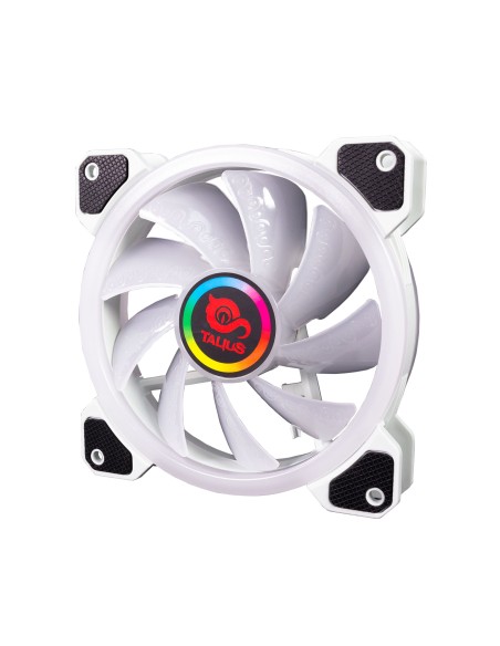 Ventilador caja ARGB Iris 16Led 12cm Blanco para caja Cronos