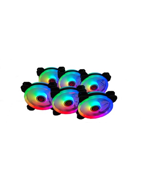 TAL-KIT06-BLK sistema de refrigeración para ordenador Carcasa del ordenador Refrigerador de aire 12 cm Blanco