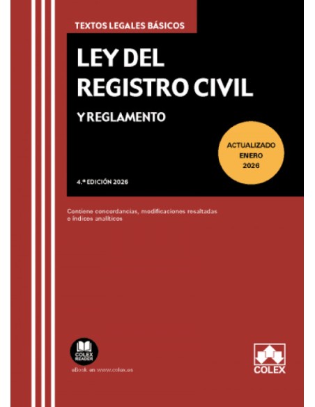 26ley del registro civil y reglamento
