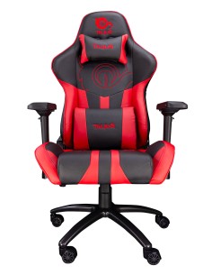 Silla Viper Gaming Black/Red, 4D, Butterfly, Base Metal, Ruedas 60mm Nylon, Gas Clase 4