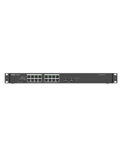 RG-ES118GS-P-L switch No administrado L2 Gigabit Ethernet (10/100/1000) Energía sobre Ethernet (PoE) Negro