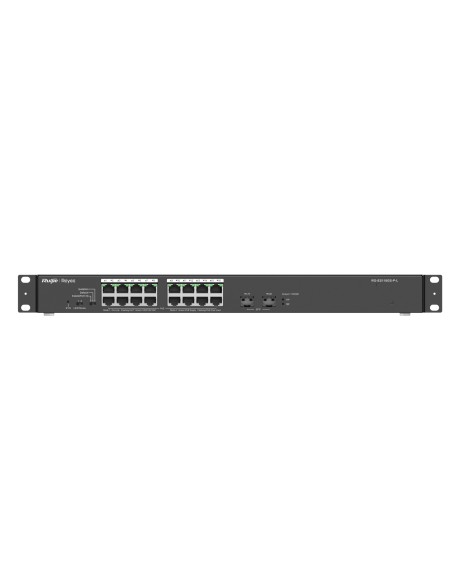 RG-ES118GS-P-L switch No administrado L2 Gigabit Ethernet (10/100/1000) Energía sobre Ethernet (PoE) Negro