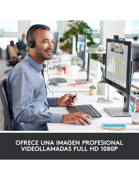 Hd Pro C920 cámara web 3 MP 1920 x 1080 Pixeles USB 2.0 Negro