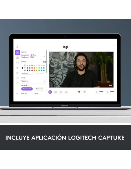 Hd Pro C920 cámara web 3 MP 1920 x 1080 Pixeles USB 2.0 Negro