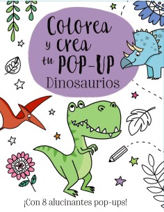 COLOREA Y CREA TU POP UP DE DINOSAURIOS