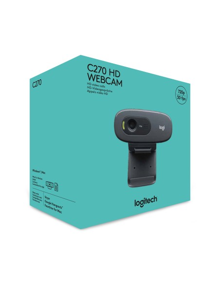 C270 HD cámara web 3 MP 1280 x 720 Pixeles USB 2.0 Negro