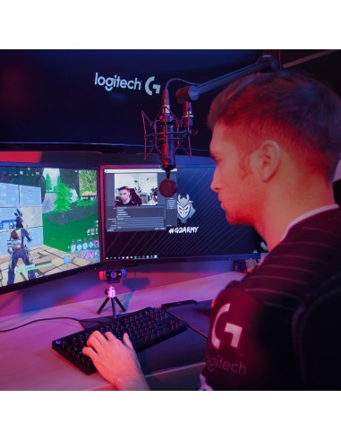 C922 Pro Stream cámara web 1920 x 1080 Pixeles USB Negro