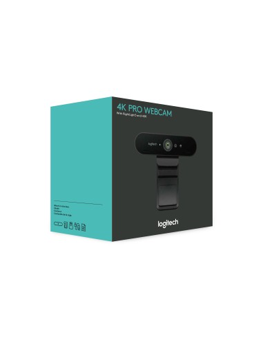 Brio cámara web 13 MP 4096 x 2160 Pixeles USB 3.2 Gen 1 (3.1 Gen 1) Negro