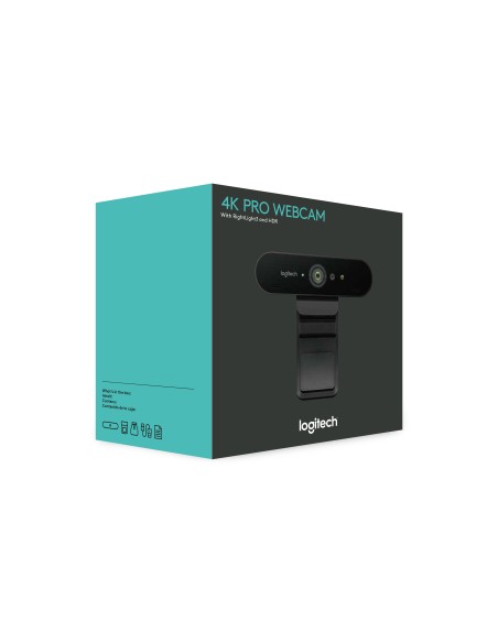 Brio cámara web 13 MP 4096 x 2160 Pixeles USB 3.2 Gen 1 (3.1 Gen 1) Negro