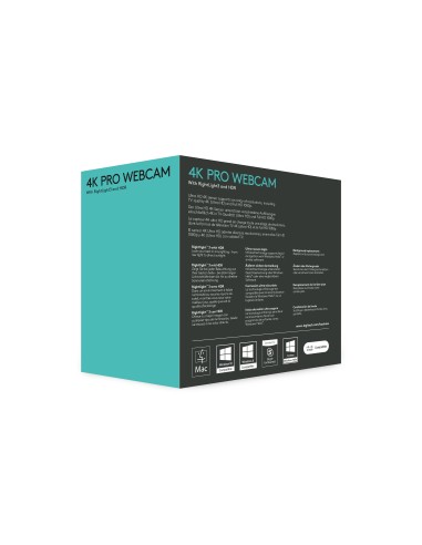 Brio cámara web 13 MP 4096 x 2160 Pixeles USB 3.2 Gen 1 (3.1 Gen 1) Negro