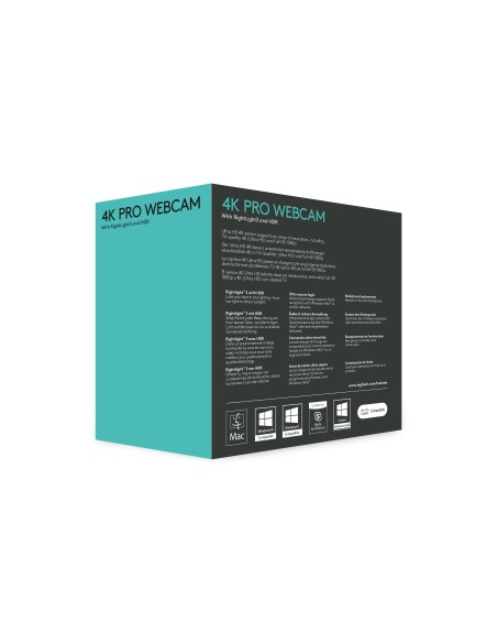 Brio cámara web 13 MP 4096 x 2160 Pixeles USB 3.2 Gen 1 (3.1 Gen 1) Negro