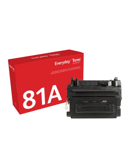 Everyday El tóner Everyday Negro de Xerox es compatible con HP 81A (CF281A/ CRG-039), Capacidad estándar
