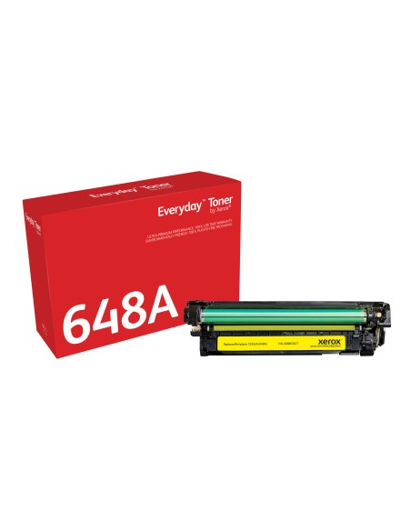 Everyday El tóner Everyday Amarillo de Xerox es compatible con HP 648A (CE262A), Capacidad estándar