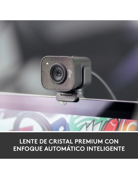 Stream?am cámara web 1920 x 1080 Pixeles USB 3.2 Gen 1 (3.1 Gen 1) Grafito