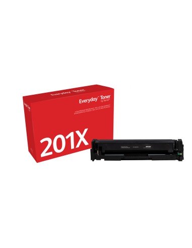 Everyday El tóner Everyday Negro de Xerox es compatible con HP 201X (CF400X/ CRG-045HBK), High capacity