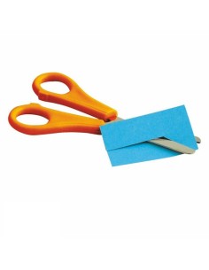 TE13Z tijera de escritorio y manualidades Tijeras de manualidades Corte recto Naranja, Acero inoxidable