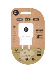 TEC2251 cargador de dispositivo móvil Blanco Interior