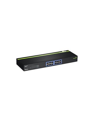 TEG-S16G switch No administrado Negro