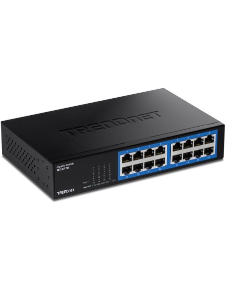 TEG-S17D switch Gigabit Ethernet (10/100/1000) Negro