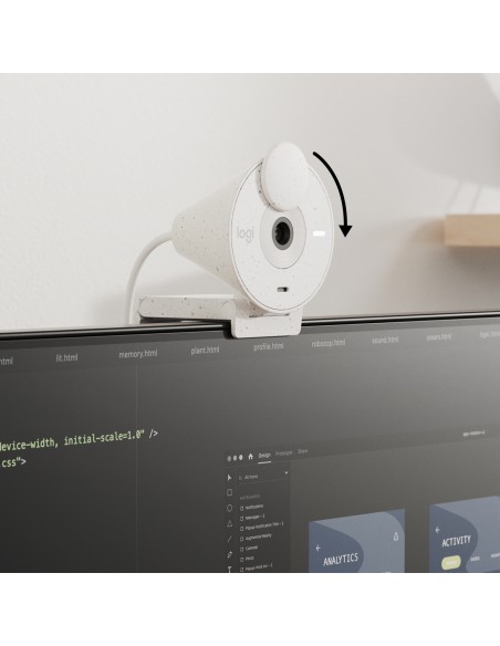 Brio 300 cámara web 2 MP 1920 x 1080 Pixeles USB-C Blanco