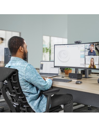 Brio 505 cámara web 4 MP 1920 x 1080 Pixeles USB Negro