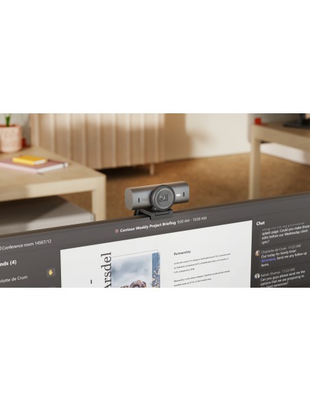 MX Brio 705 for Business cámara web 8,5 MP 4096 x 2160 Pixeles USB 3.2 Gen 1 (3.1 Gen 1) Aluminio, Negro