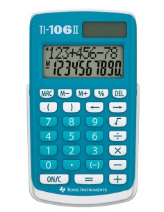 TI 106-II calculadora Bolsillo Calculadora básica Azul, Blanco