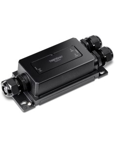 TI-BE200 ampliador de red Transmisor y receptor de red Negro 10, 100, 1000 Mbit/s