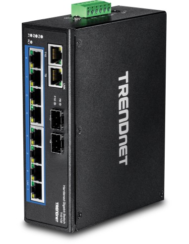 TI-G102 switch Gigabit Ethernet (10/100/1000) Negro