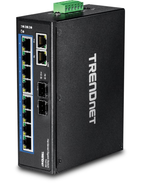 TI-G102 switch Gigabit Ethernet (10/100/1000) Negro