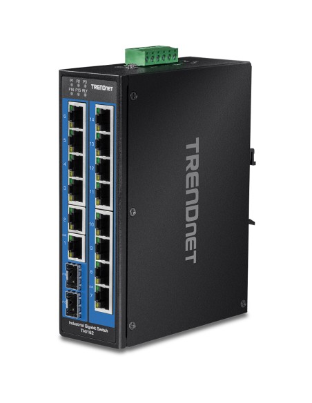 TI-G162 switch Gigabit Ethernet (10/100/1000) Negro