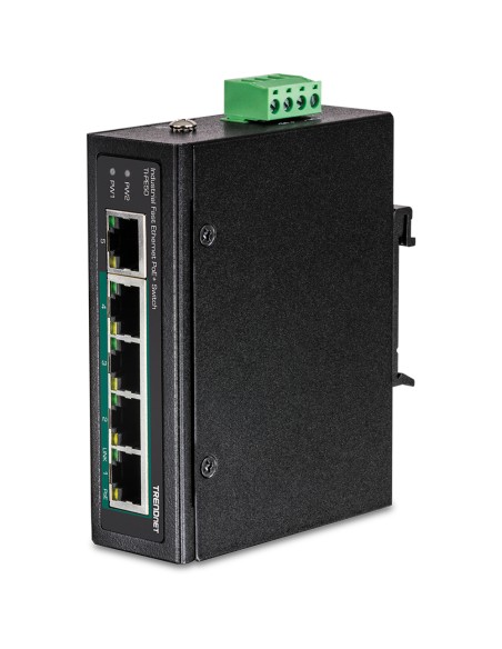 TI-PE50 switch No administrado Fast Ethernet (10/100) Energía sobre Ethernet (PoE) Negro
