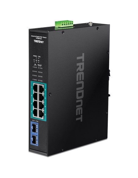 TI-PGM102 switch Gigabit Ethernet (10/100/1000) Energía sobre Ethernet (PoE) Negro